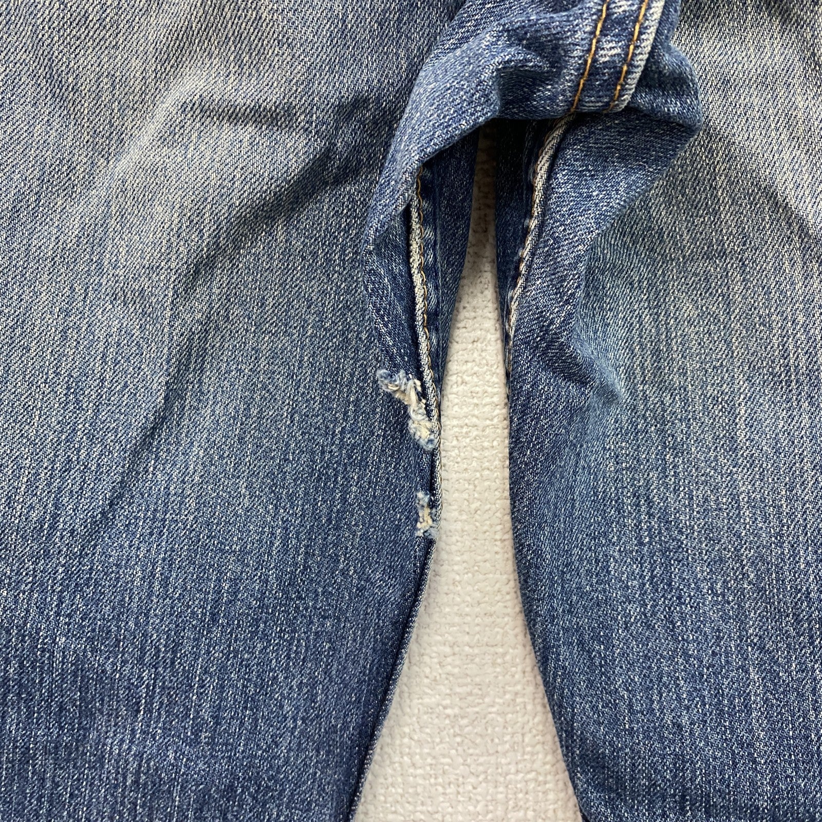 90s　Levi's　リーバイス　512-0217　デニムパンツ/ジーンズ　縦落ち　ジップフライ　インディゴ　日本製　W29サイズ　古着