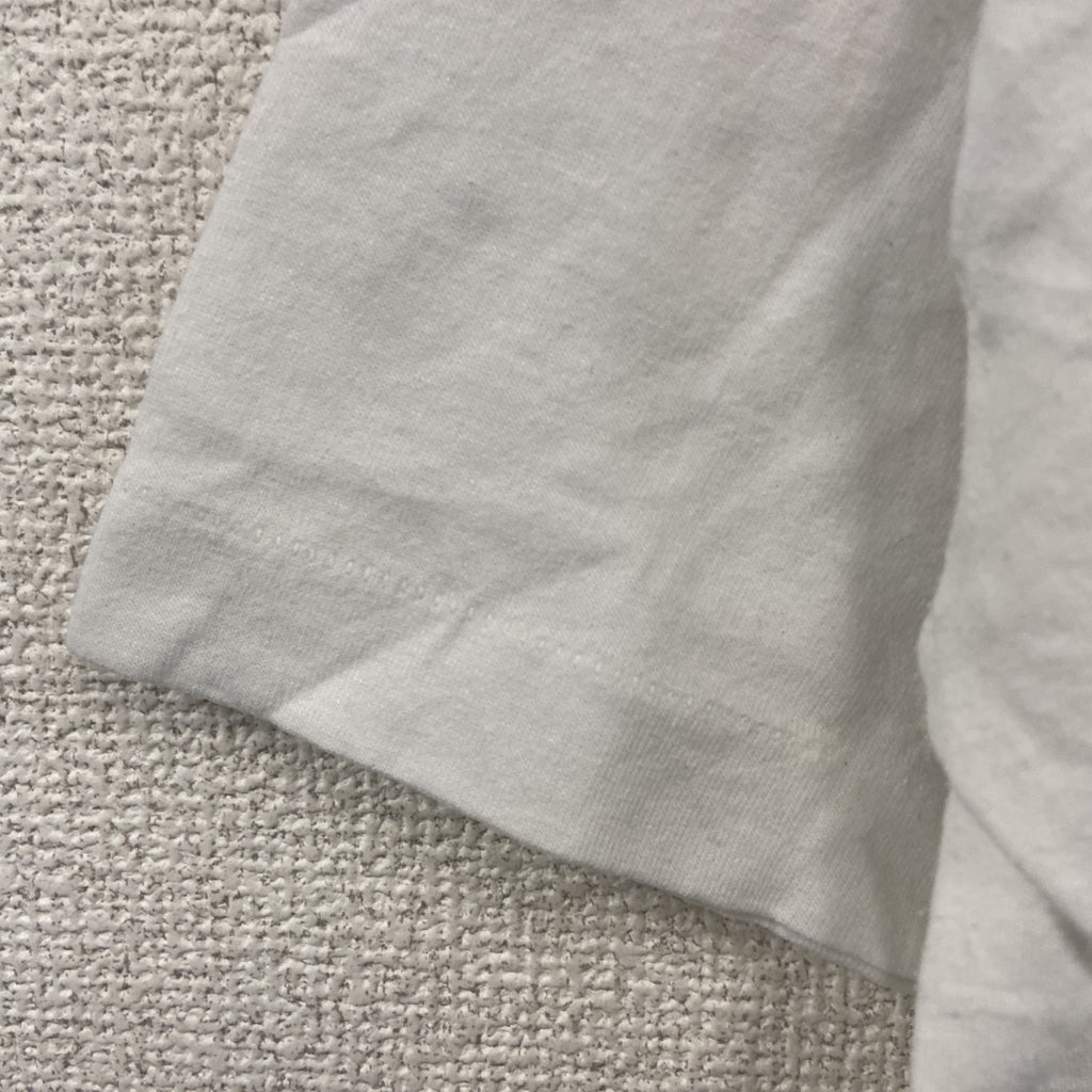 FRUIT OF THE LOOM　フルーツオブザルーム　半袖プリントTシャツ　シングルステッチ　白　ホワイト　3XLサイズ カットソー メンズ コットン 古着