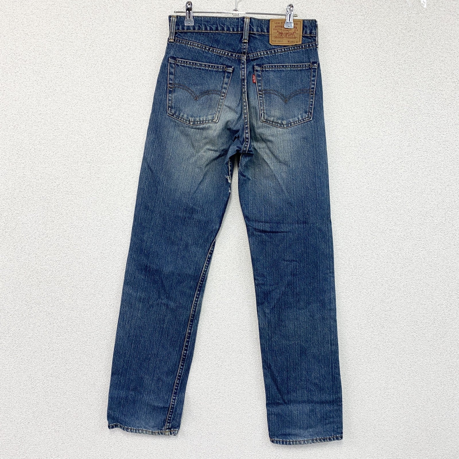 90s　Levi's　リーバイス　512-0217　デニムパンツ/ジーンズ　縦落ち　ジップフライ　インディゴ　日本製　W29サイズ　古着