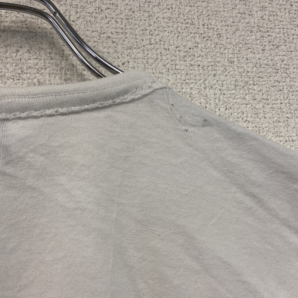 FRUIT OF THE LOOM　フルーツオブザルーム　半袖プリントTシャツ　シングルステッチ　白　ホワイト　3XLサイズ カットソー メンズ コットン 古着