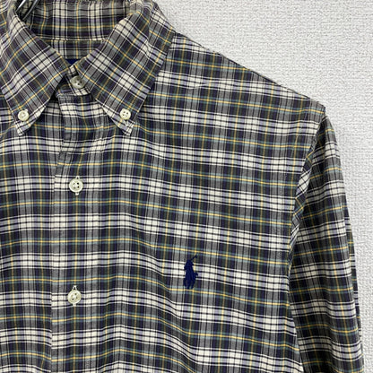 Ralph Lauren　ラルフローレン　長袖シャツ　ボタンダウンシャツ　マルチカラー　XSサイズ