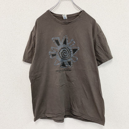 JHK　半袖プリントTシャツ　スーベニア　ダークグレー　XLサイズ