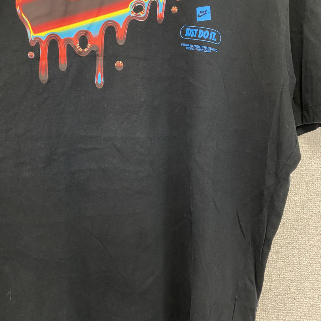 NIKE　ナイキ　半袖プリントTシャツ　黒　ブラック　2XLサイズ　古着