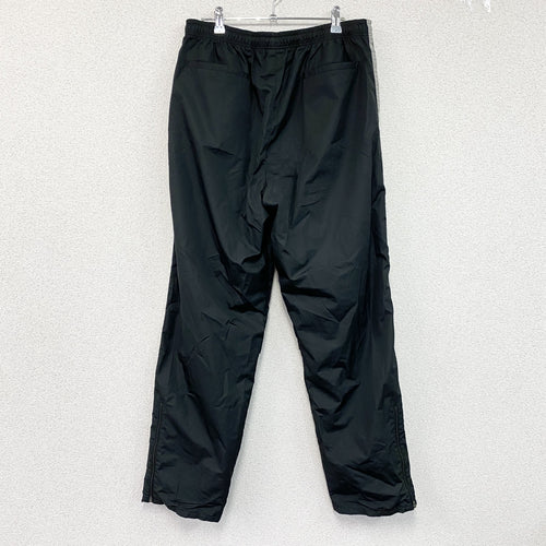 00s　NIKE　ナイキ　イージーパンツ　ウィンドブレーカーパンツ　スウッシュ　ナイロン　黒　ブラック　XLサイズ　古着