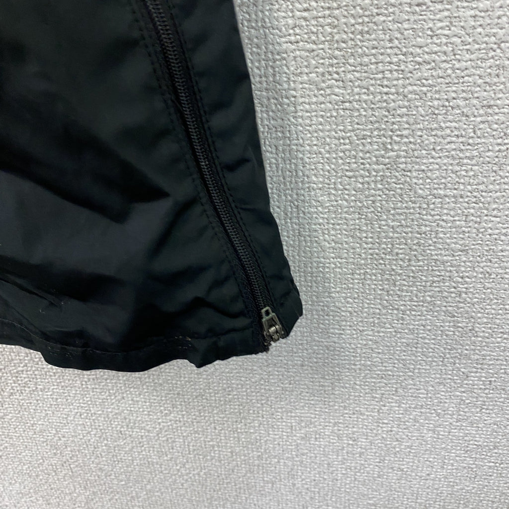 00s　NIKE　ナイキ　イージーパンツ　ウィンドブレーカーパンツ　スウッシュ　ナイロン　黒　ブラック　XLサイズ　古着