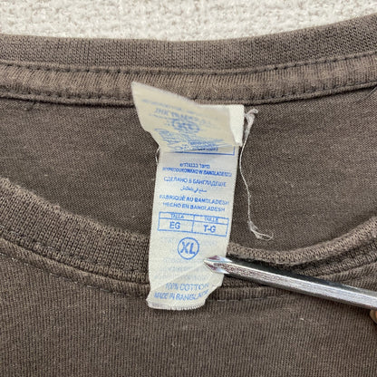 JHK　半袖プリントTシャツ　スーベニア　ダークグレー　XLサイズ