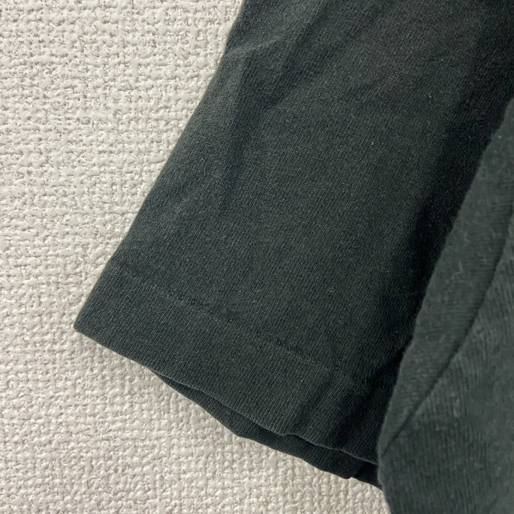 FRUIT OF THE LOOM　フルーツオブザルーム　半袖プリントTシャツ　シングルステッチ　黒　ブラック　XLサイズ カットソー メンズ コットン 古着
