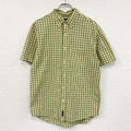 Abercrombie＆Fitch　アバクロンビーアンドフィッチ　半袖ボタンダウンシャツ　チェック柄　イエロー　Sサイズ　古着