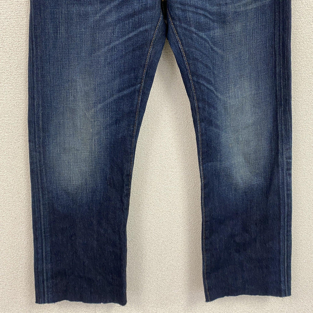 Levi's　リーバイス　502　デニムパンツ/ジーンズ　ジップフライ　縦落ち　鬼ヒゲ　インディゴ　W33サイズ　古着