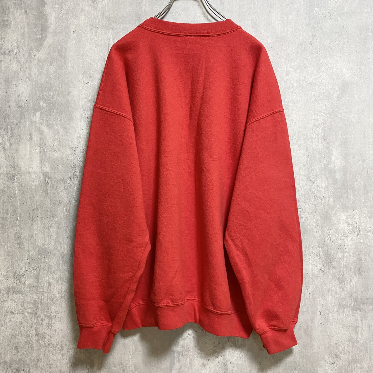 GILDAN ギルダン　長袖クルーネックスウェット　トレーナー　メリークリスマス　赤　レッド　秋冬服　Lサイズ　古着