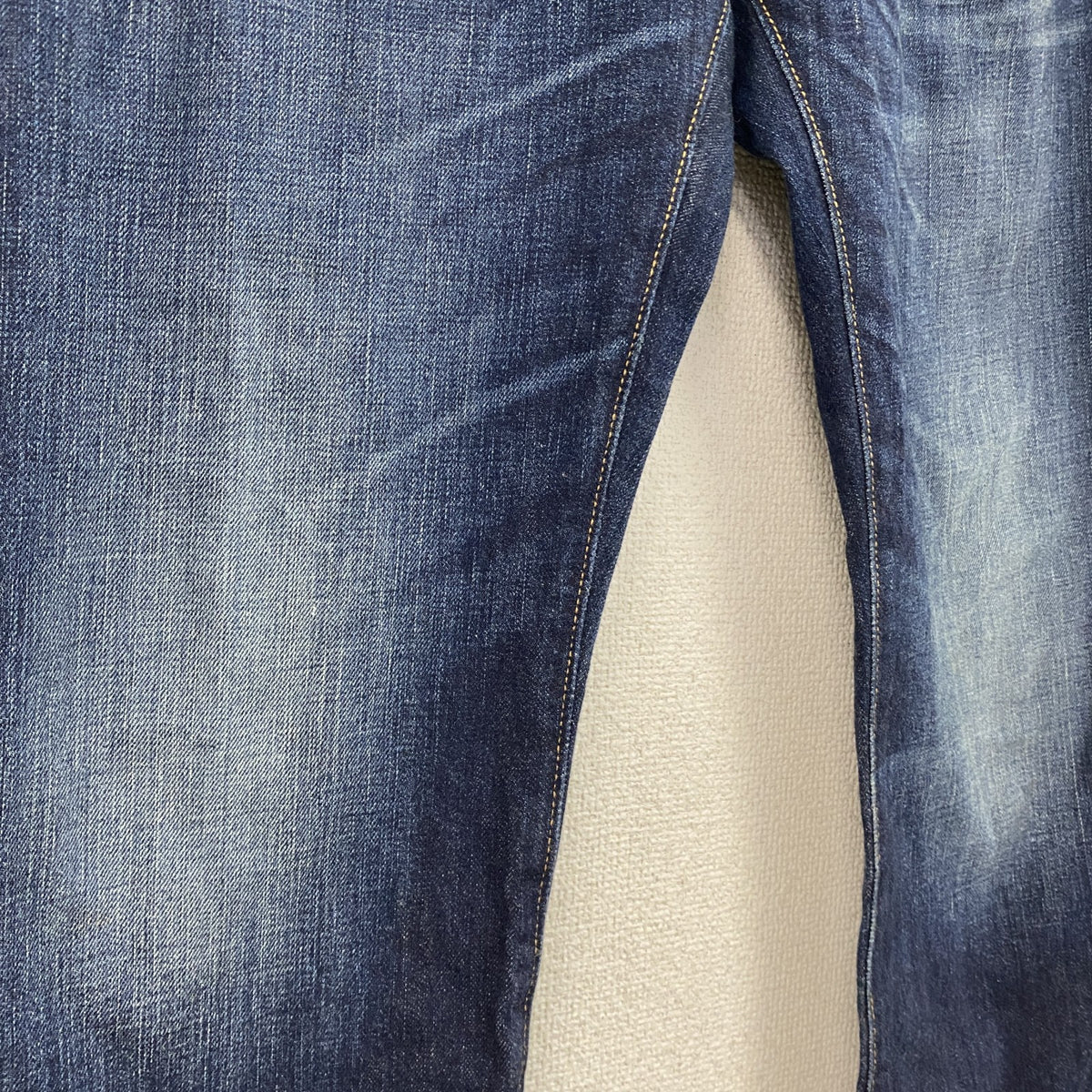 Levi's　リーバイス　502　デニムパンツ/ジーンズ　ジップフライ　縦落ち　鬼ヒゲ　インディゴ　W33サイズ　古着