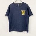 Studio Dartisan　米軍　U.S.NAVY　半袖プリントＴシャツ　フェード　アーチプリント　紺　ネイビー　XLサイズ　古着