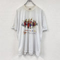 Thailand　半袖プリントTシャツ　シングルステッチ　白　ホワイト カットソー メンズ コットン 古着