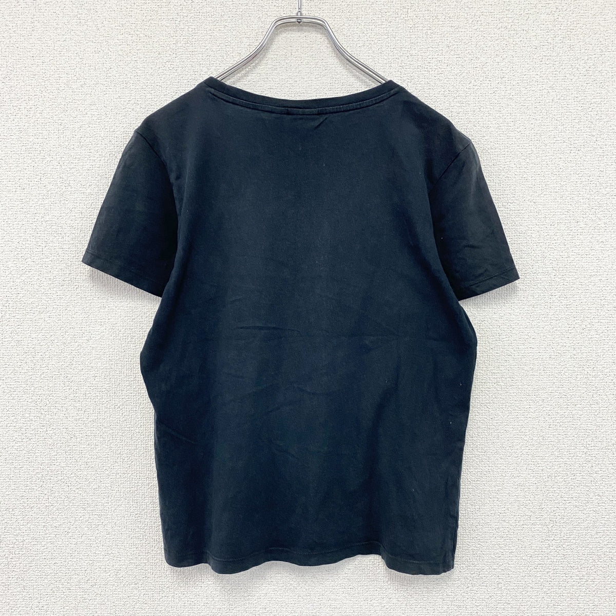 adidas　アディダス　半袖プリントTシャツ　黒　ブラック　Sサイズ カットソー メンズ コットン 古着