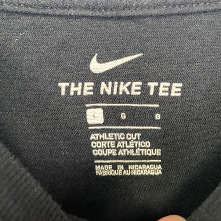 NIKE　ナイキ　半袖プリントTシャツ　プレステ　Purple Reign　アメフト　ワシントン　Lサイズ　古着