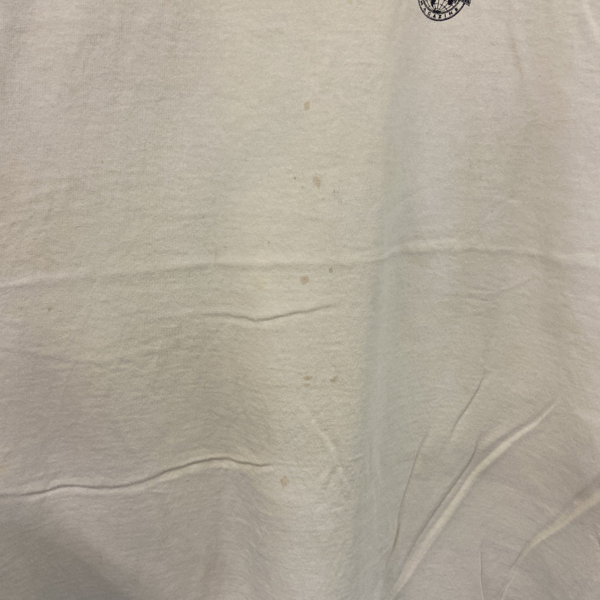 ALL SPORT　半袖プリントTシャツ　シングルステッチ　白　ホワイト　XLサイズ カットソー メンズ コットン 古着