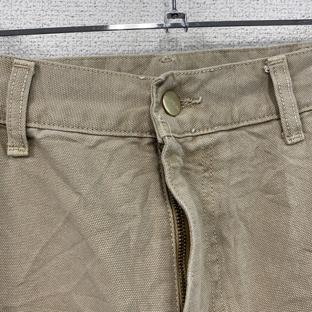Carhartt　カーハート　シングルニーパンツ　デニムパンツ/ジーンズ　ジップフライ　ベージュ　W30サイズ　古着