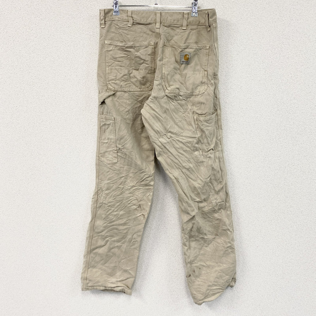 Carhartt　カーハート　シングルニーパンツ　デニムパンツ/ジーンズ　ジップフライ　ベージュ　W30サイズ　古着