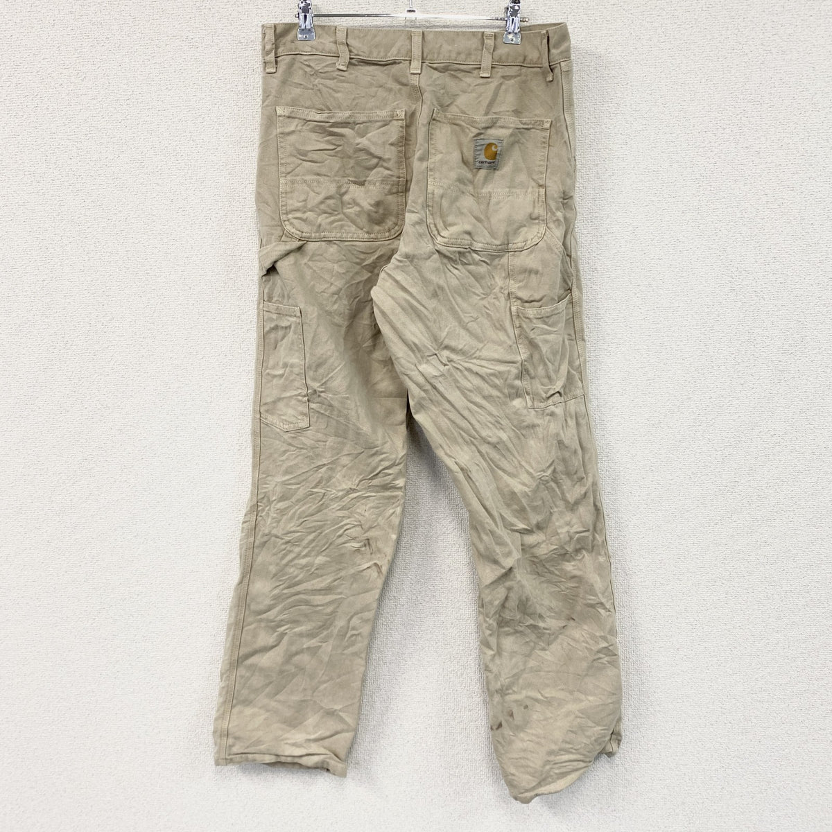 Carhartt　カーハート　シングルニーパンツ　デニムパンツ/ジーンズ　ジップフライ　ベージュ　W30サイズ　古着