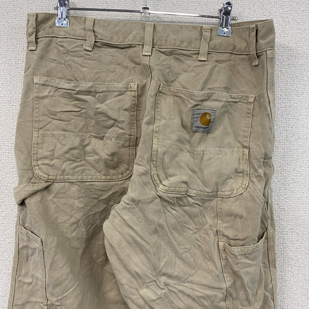 Carhartt　カーハート　シングルニーパンツ　デニムパンツ/ジーンズ　ジップフライ　ベージュ　W30サイズ　古着