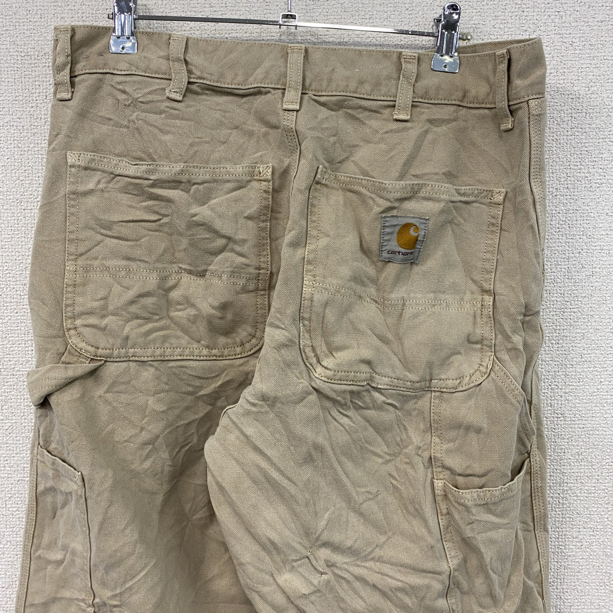 Carhartt　カーハート　シングルニーパンツ　デニムパンツ/ジーンズ　ジップフライ　ベージュ　W30サイズ　古着
