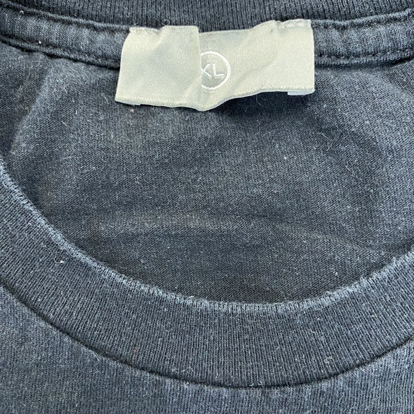 半袖フォトプリントTシャツ　両面プリント　黒　ブラック　XLサイズ