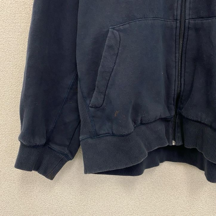 NIKE　ナイキ　フルジップスウェットジャケット　紺　ネイビー　XLサイズ