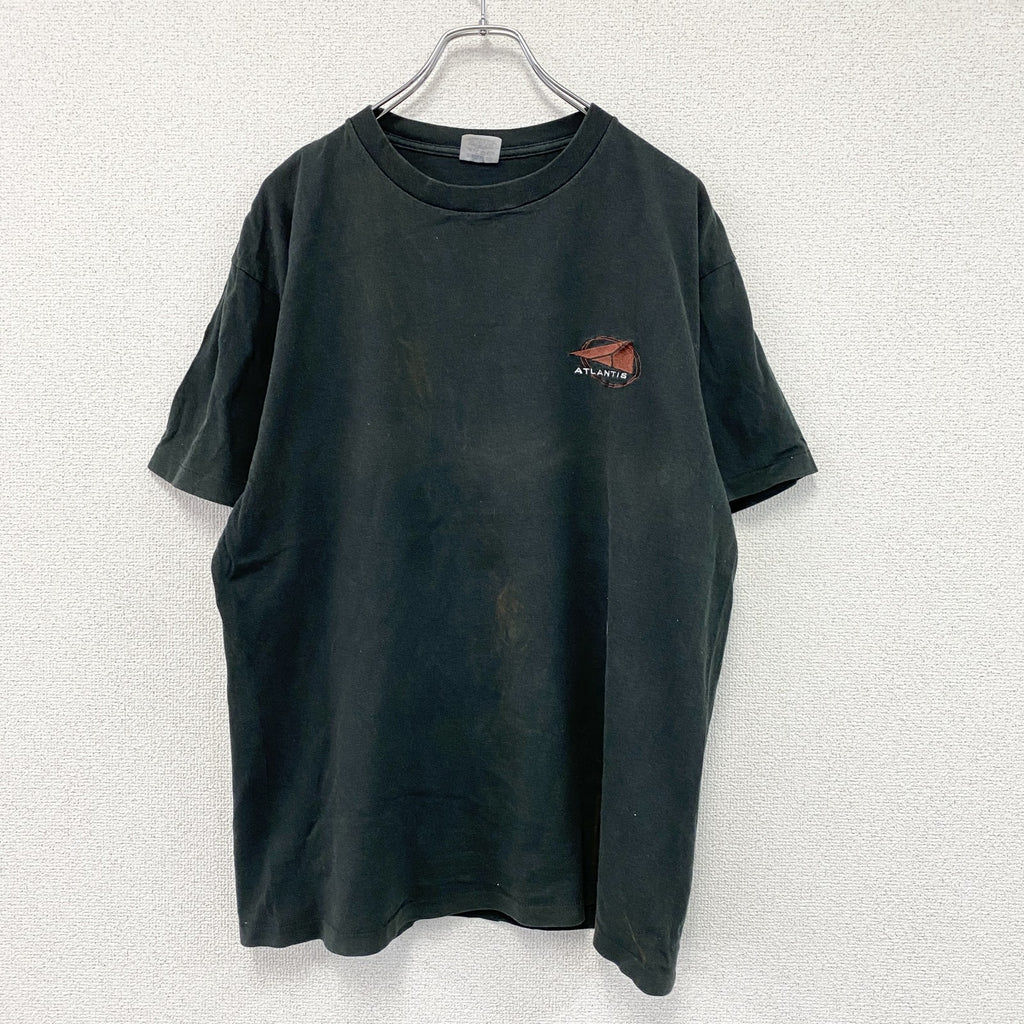 BELTON　ベルトン　半袖プリントTシャツ　シングルステッチ　黒　ブラック　Lサイズ　古着