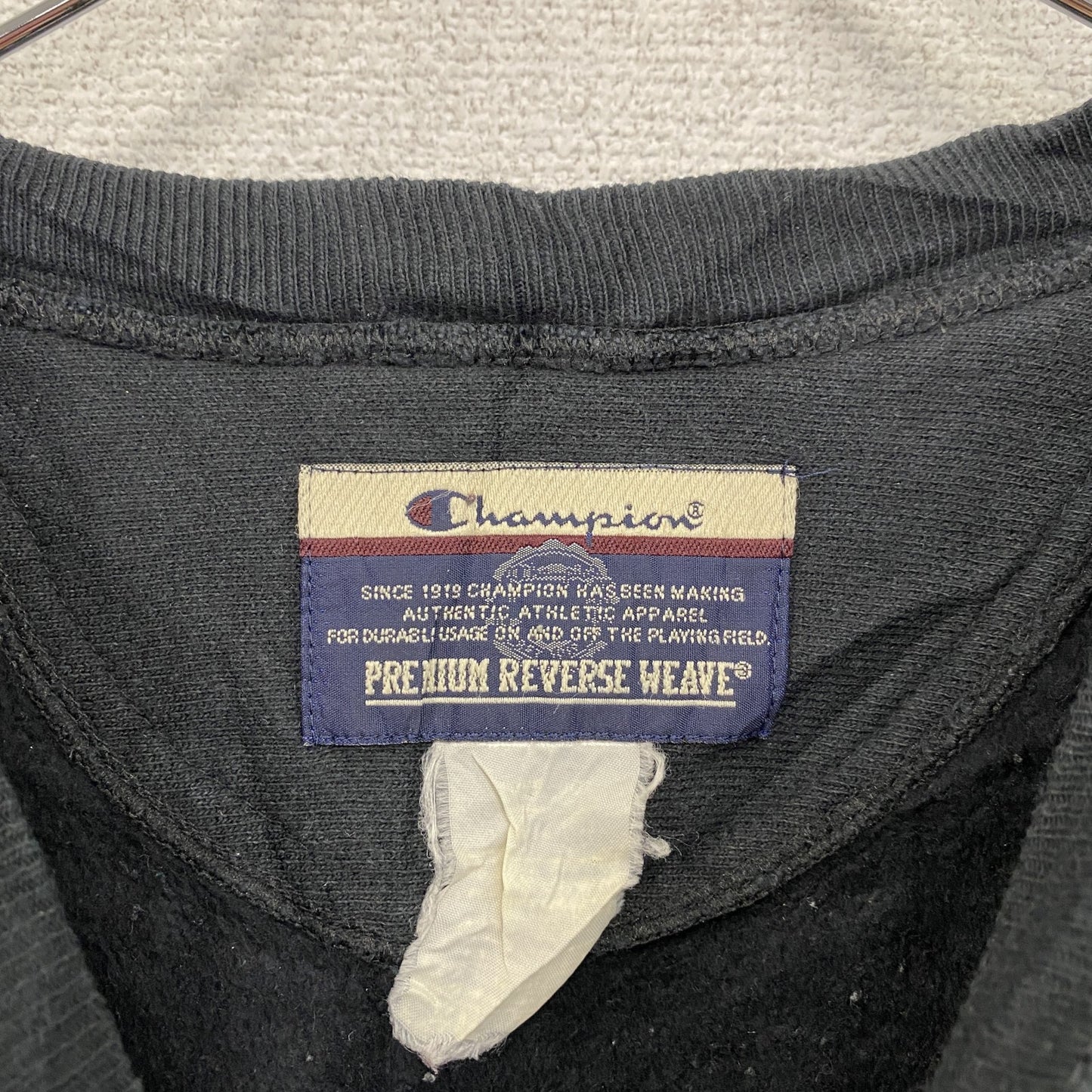 Champion　チャンピオン　プレミアムリバースウィーブ　スウェット/トレーナー　黒　ブラック　
