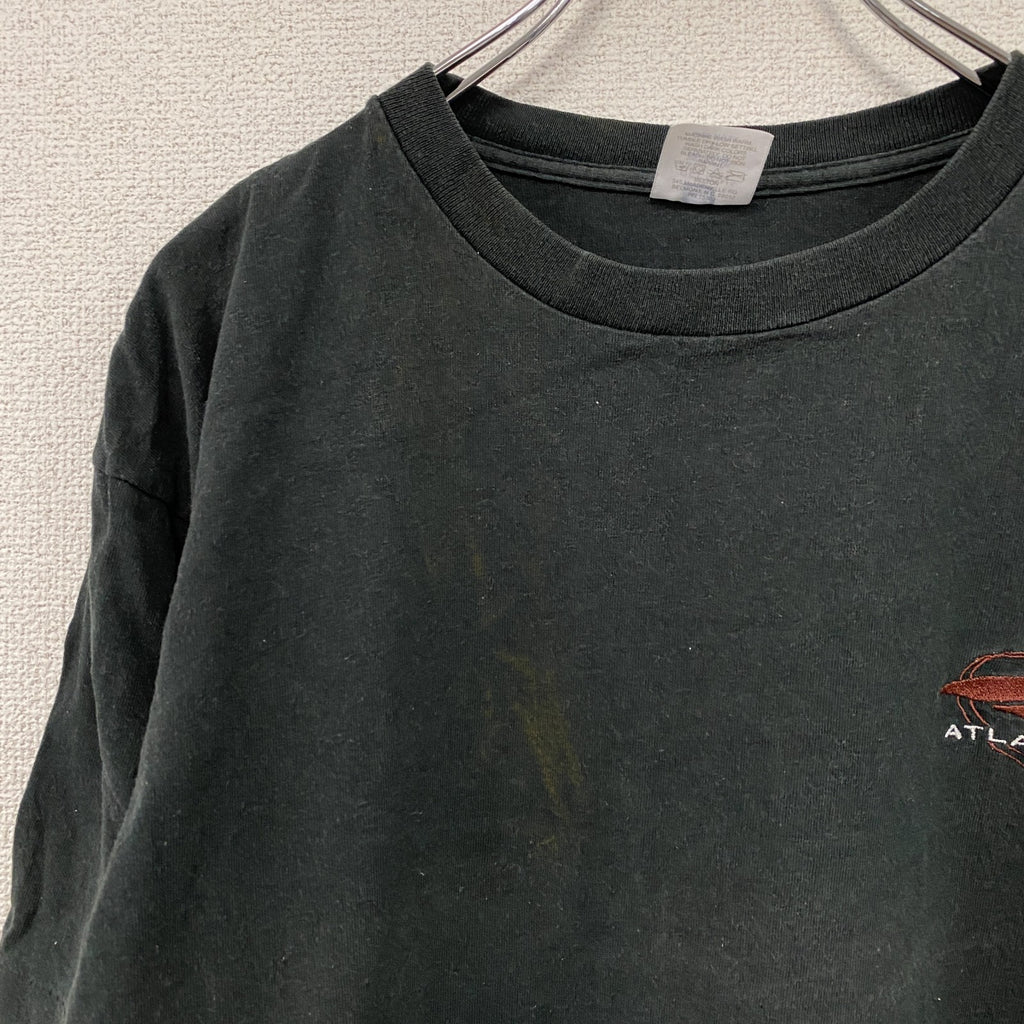 BELTON　ベルトン　半袖プリントTシャツ　シングルステッチ　黒　ブラック　Lサイズ　古着