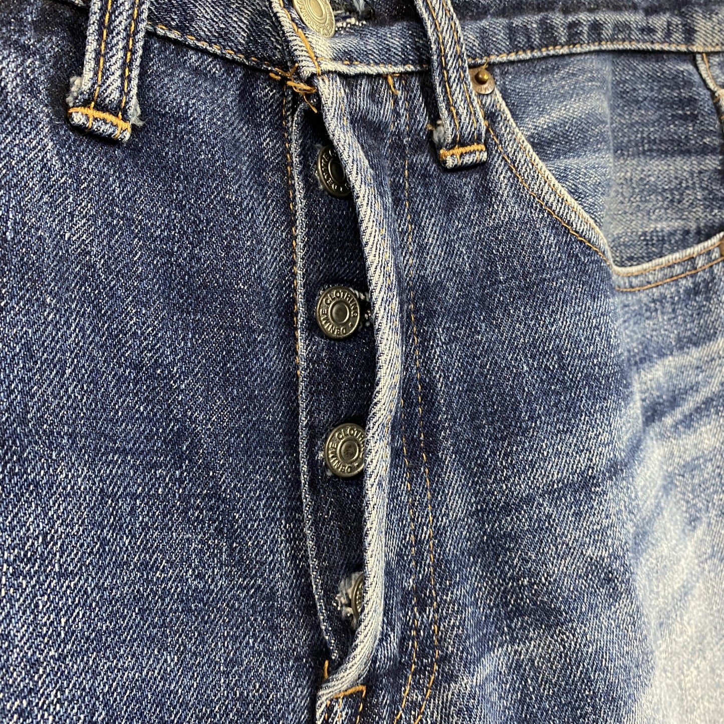 DENIME　ドゥニーム　デニムパンツ/ジーンズ　ボタンフライ　インディゴ　W31サイズ