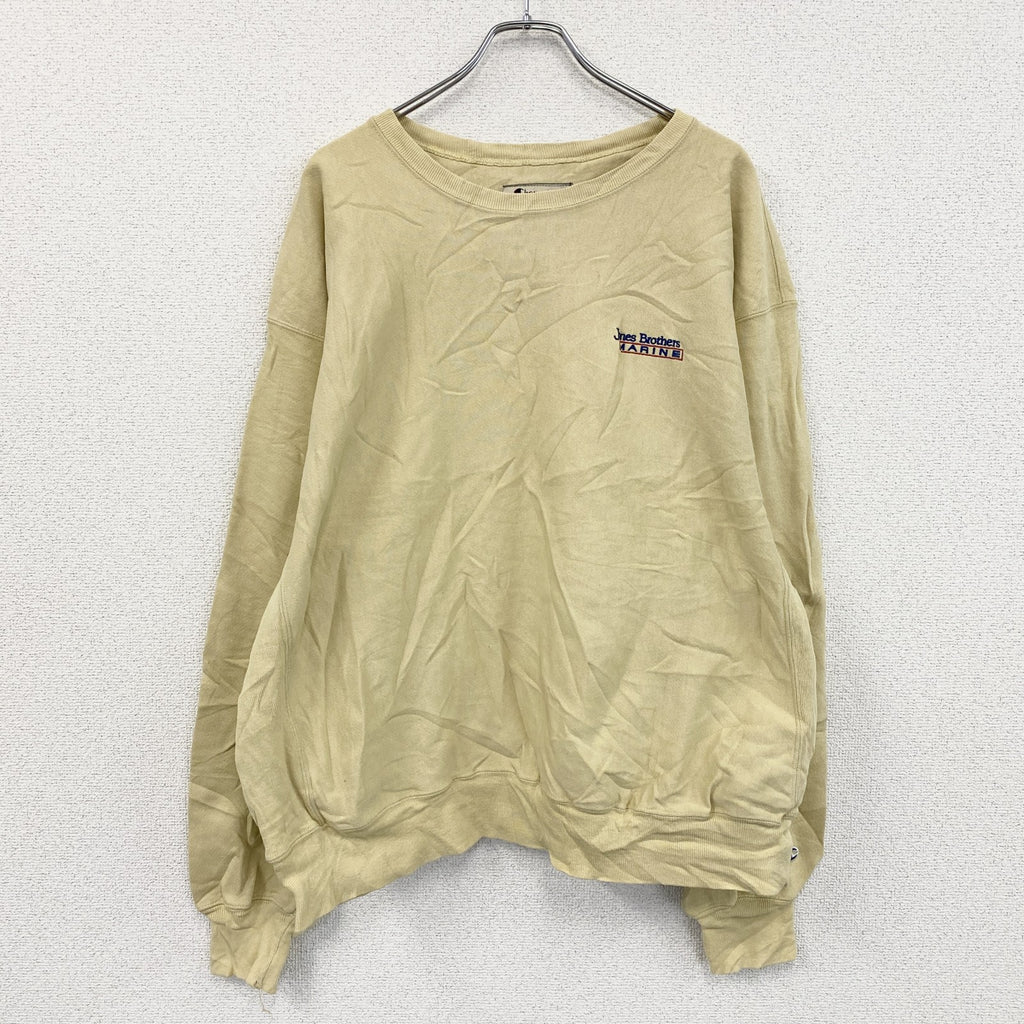 00s　Champion　チャンピオン　プレミアムリバースウィーブ　スウェット/トレーナー　黄色　イエロー スウェットトップス メンズ 古着