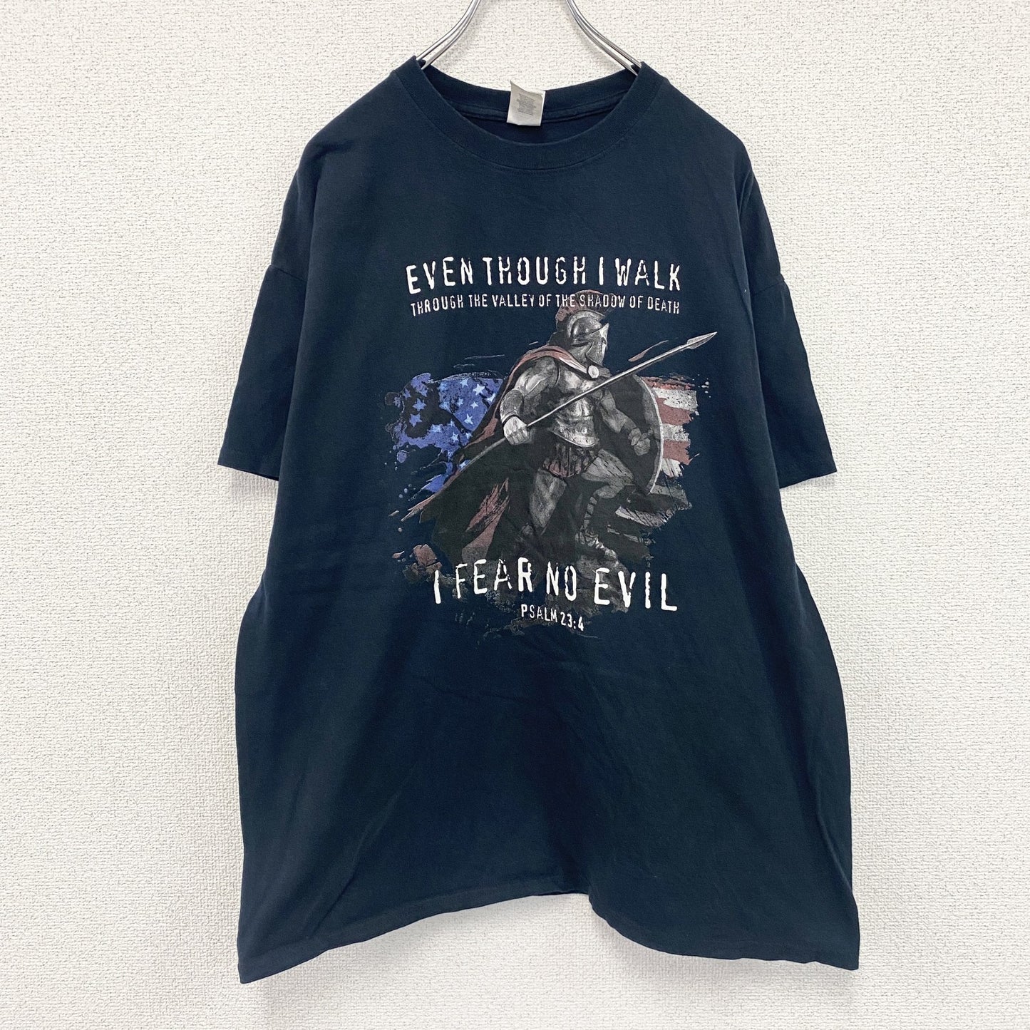 GILDAN　ギルダン　半袖プリントTシャツ　黒　ブラック　XLサイズ
