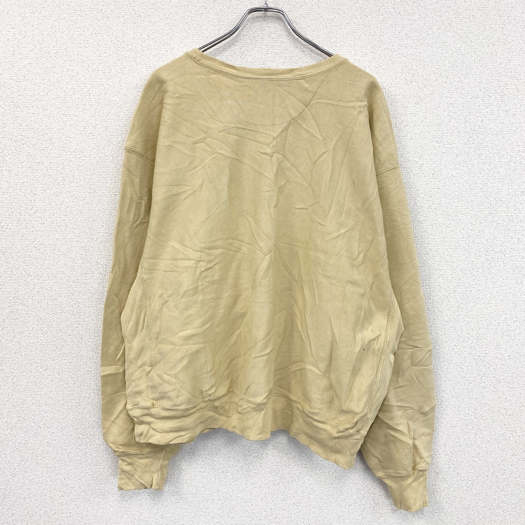 00s　Champion　チャンピオン　プレミアムリバースウィーブ　スウェット/トレーナー　黄色　イエロー スウェットトップス メンズ 古着
