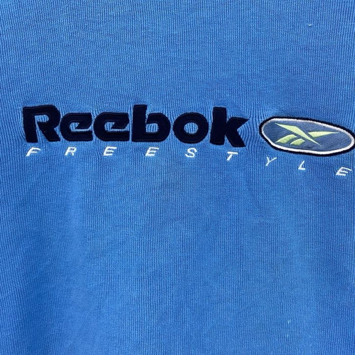 Reebok　リーボック　スウェット/トレーナー　青　ブルー　10サイズ　古着