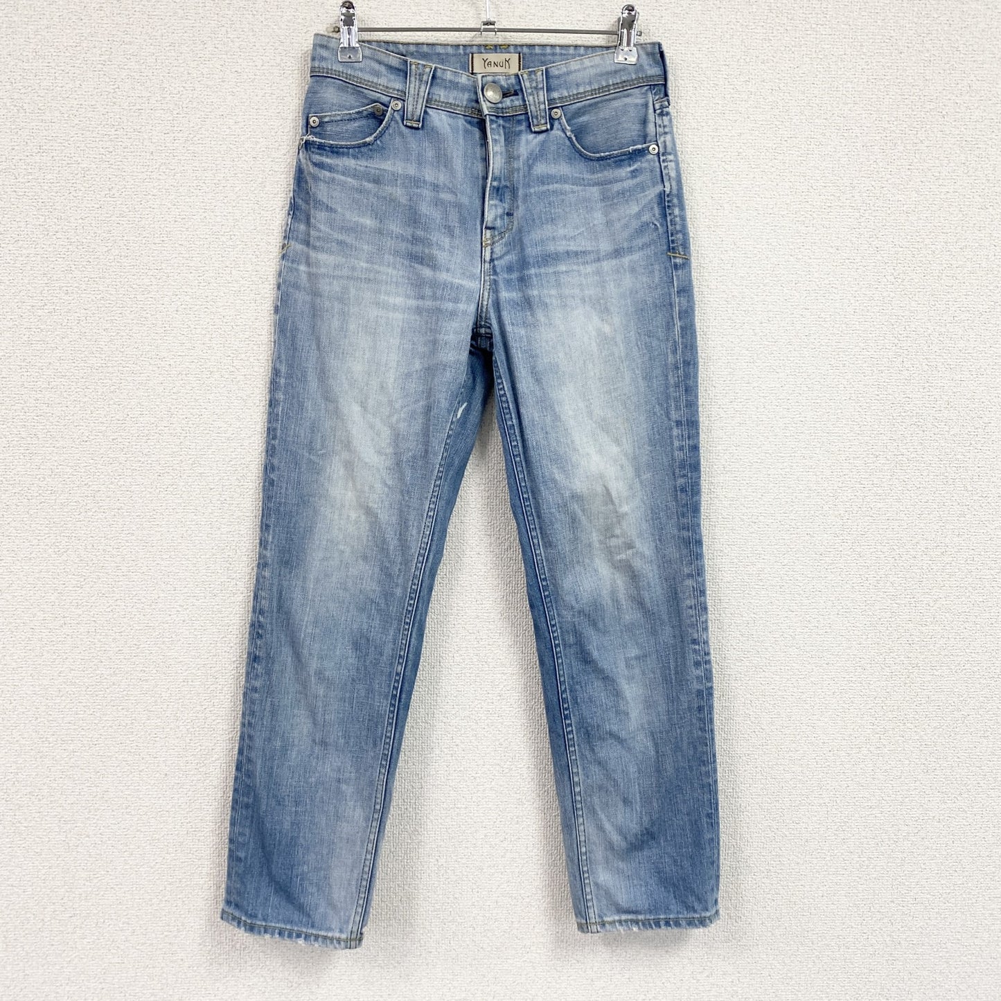 YANUK　ヤヌーク　デニムパンツ/ジーンズ　ジップフライ　インディゴ　W23サイズ