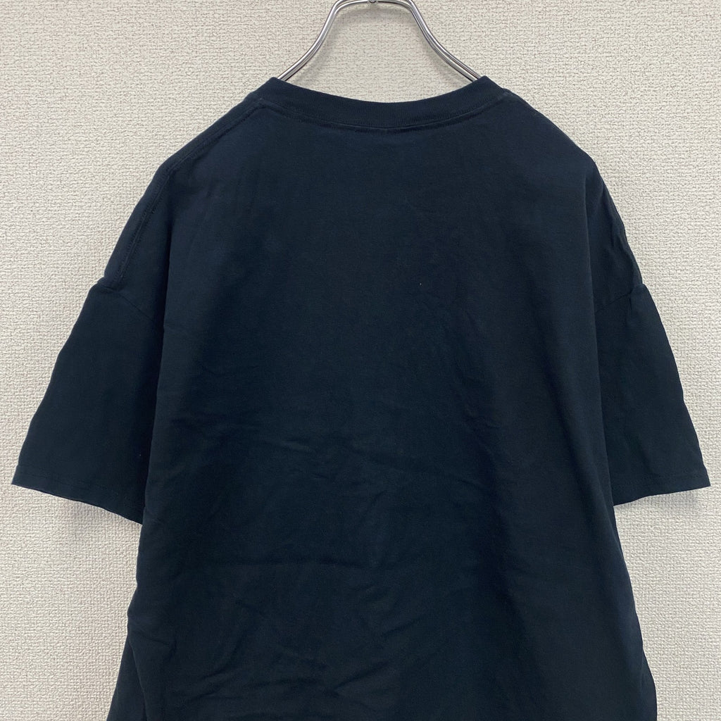GILDAN　ギルダン　半袖プリントTシャツ　黒　ブラック　XLサイズ　古着