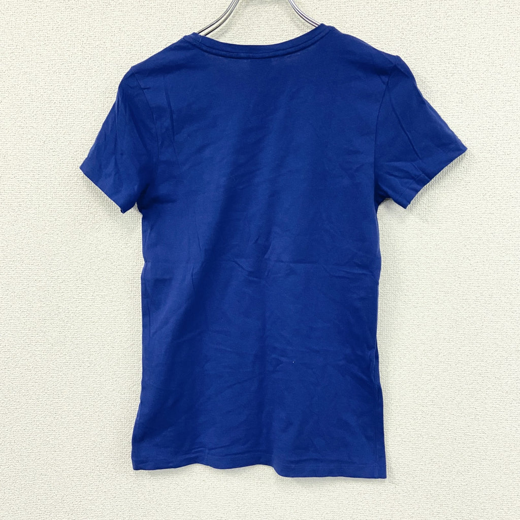 90s　RALPH LAUREN SPORT　ラルフローレン　半袖Ｔシャツ　刺繍ロゴ　ヴィンテージ　青　ブルー　Mサイズ　古着