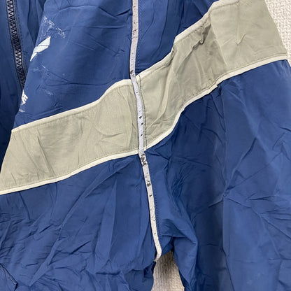 00s　U.S.AIR FORCE　PTU　トレーニングジャケット　ナイロンジャケット　米軍　紺　ネイビー　Lサイズ