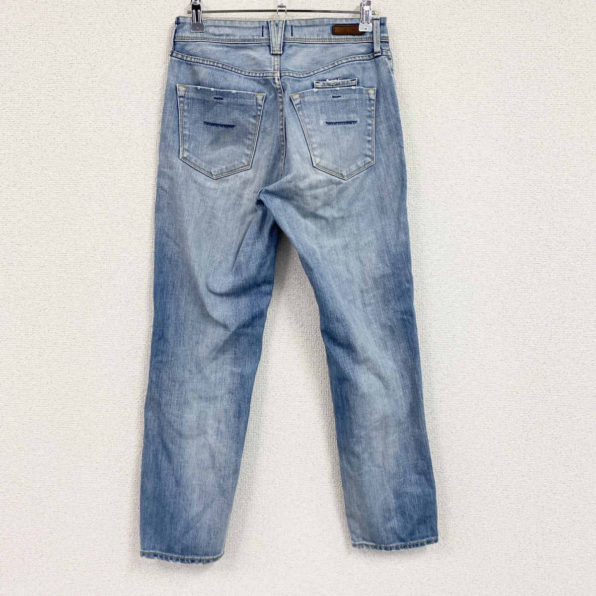 YANUK　ヤヌーク　デニムパンツ/ジーンズ　ジップフライ　縦落ち　インディゴ　W23サイズ　古着