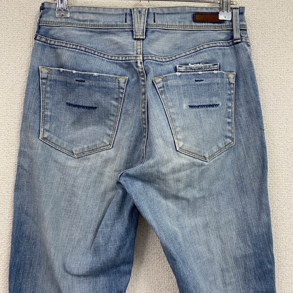 YANUK　ヤヌーク　デニムパンツ/ジーンズ　ジップフライ　縦落ち　インディゴ　W23サイズ　古着