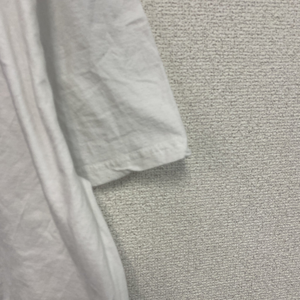 SNAP Sportswear　半袖プリントTシャツ　ユーロ　白　ホワイト　Lサイズ　古着