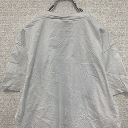 SNAP Sportswear　半袖プリントTシャツ　ユーロ　白　ホワイト　Lサイズ