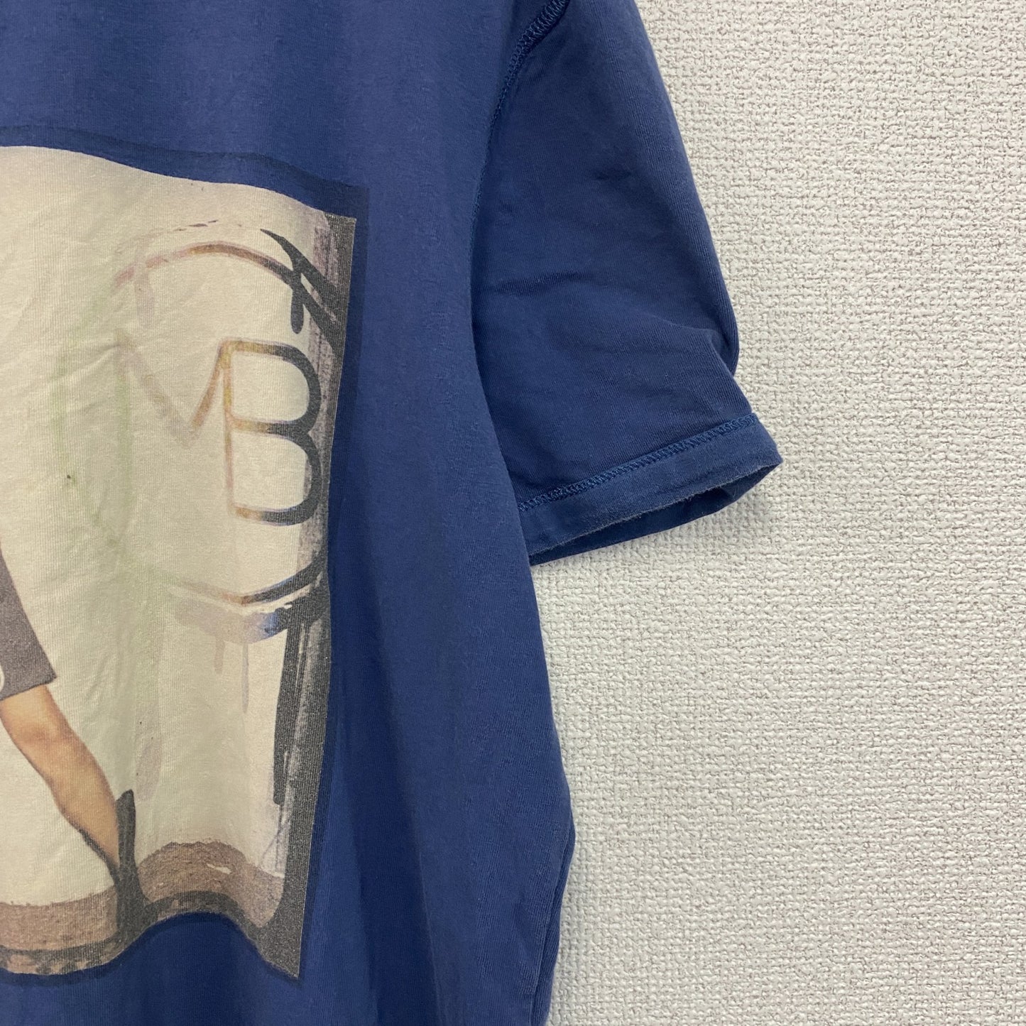 MY BRAND　マイブランド　半袖プリントTシャツ　青　ブルー