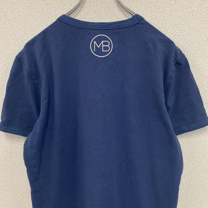 MY BRAND　マイブランド　半袖プリントTシャツ　青　ブルー