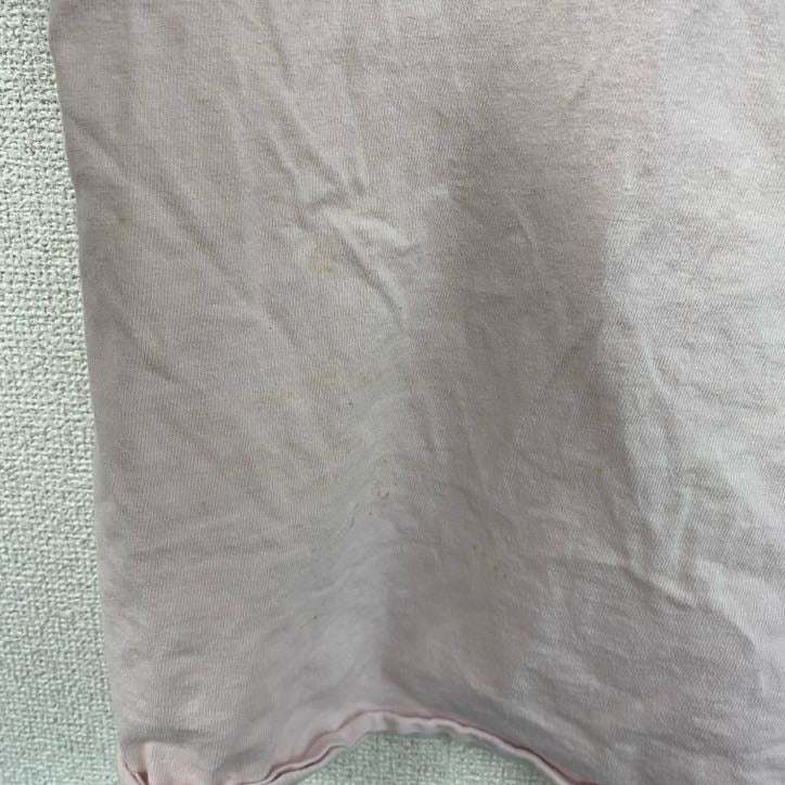 DELTA PRO WEIGHT　半袖プリントTシャツ　GOOD VIBES　ピンク　Lサイズ　古着