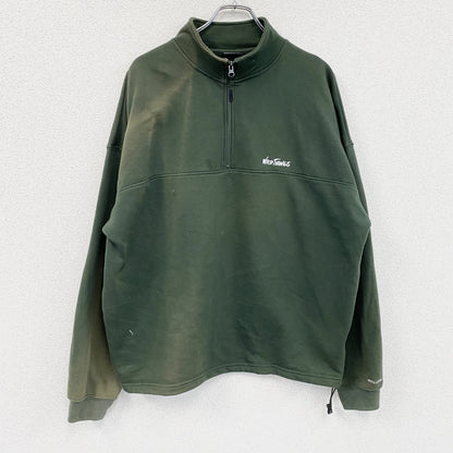 WILD THINGS　ワイルドシングス　ハーフジップスウェット/トレーナー　深緑　ディープグリーン　Lサイズ