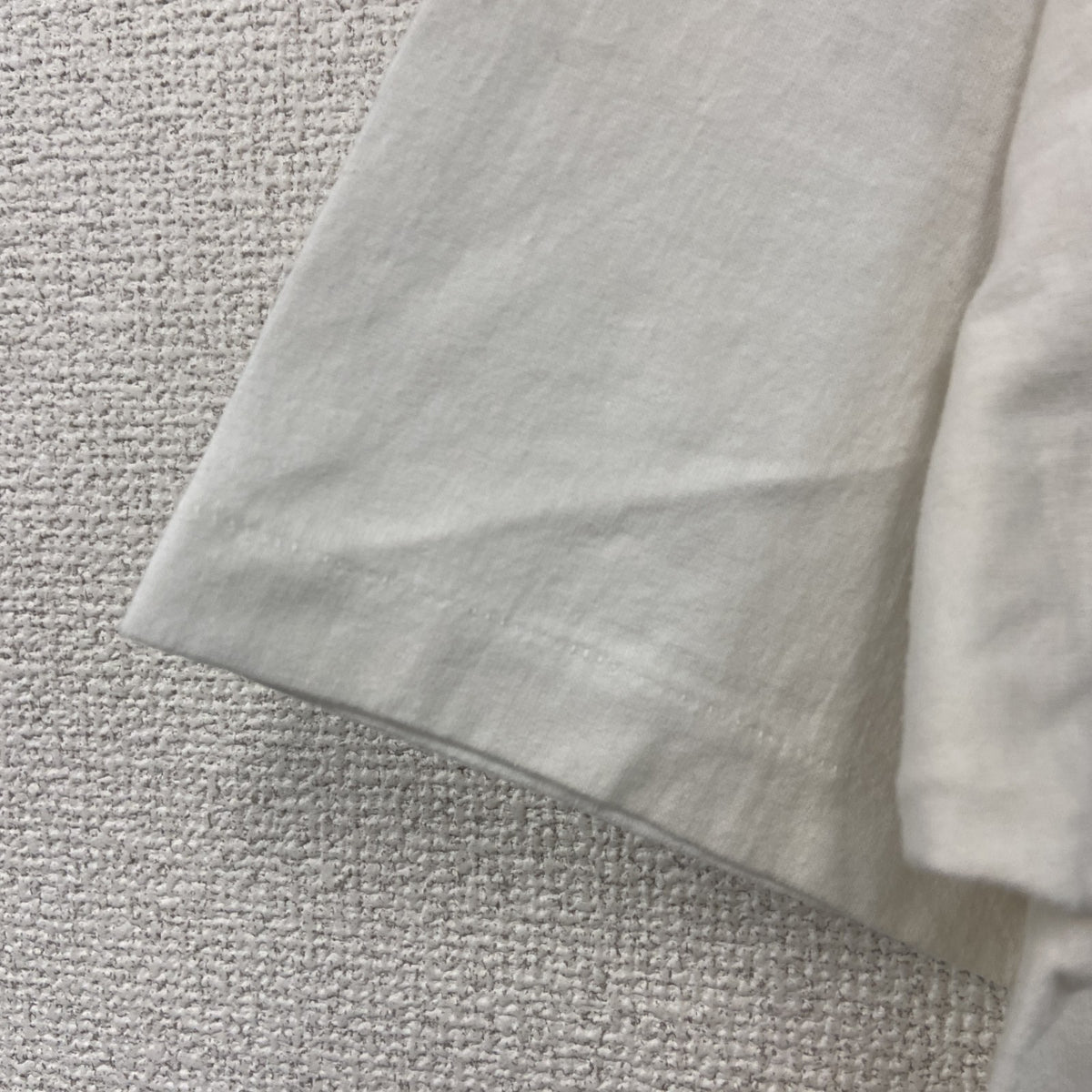 Hanes　ヘインズ　半袖プリントTシャツ　シングルステッチ　白　ホワイト　XLサイズ　古着