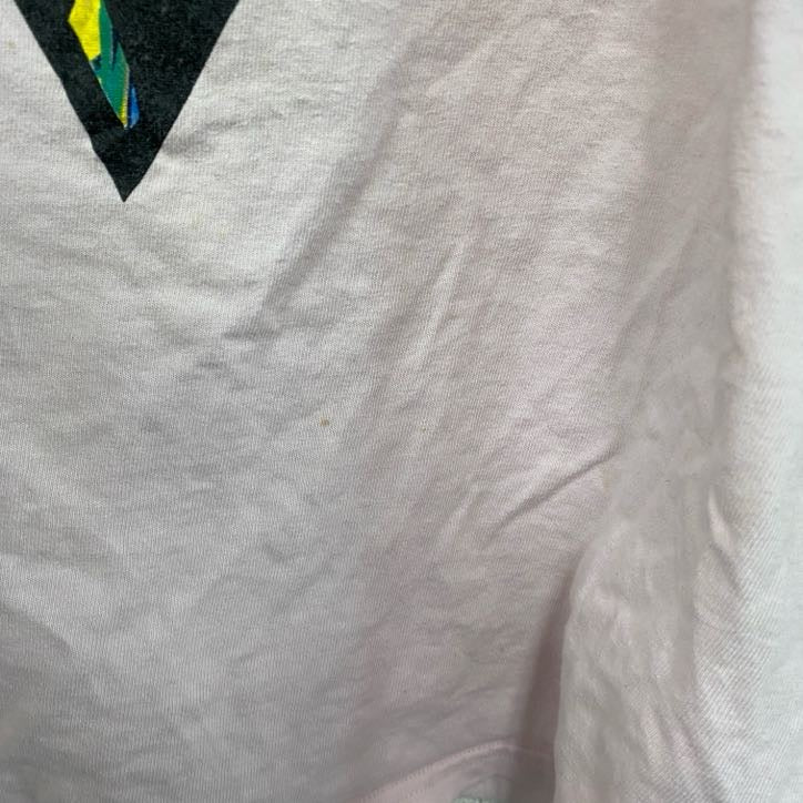 DELTA PRO WEIGHT　半袖プリントTシャツ　GOOD VIBES　ピンク　Lサイズ　古着