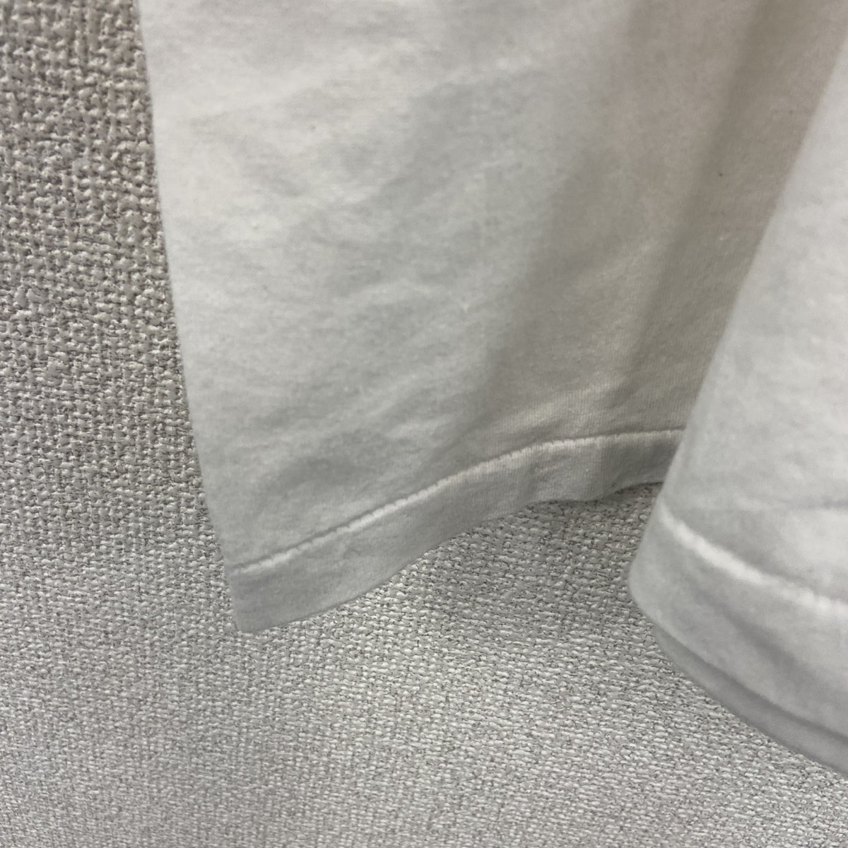 Hanes　ヘインズ　半袖プリントTシャツ　シングルステッチ　白　ホワイト　XLサイズ　古着